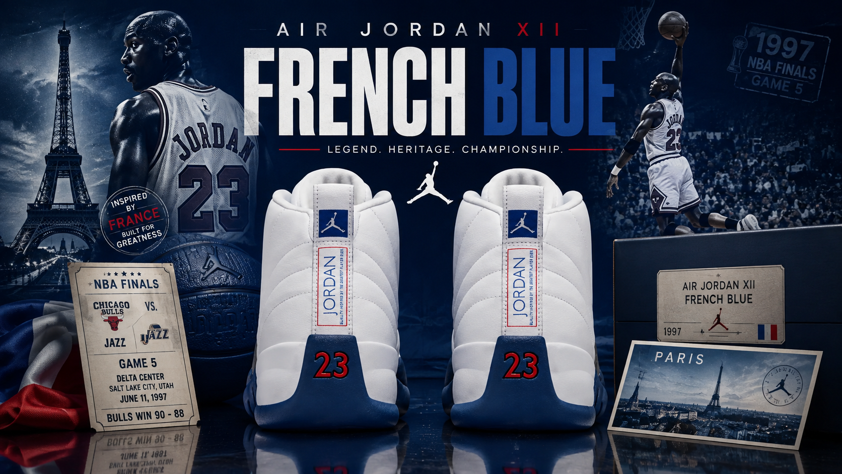 Air Jordan 12 'French Blue' Prices and Where to Buy
